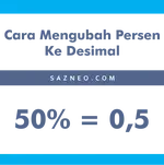 Cara Mengubah Persen ke Desimal Dan Contoh Soal