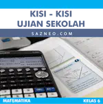 Kisi-Kisi Ujian Sekolah US Matematika Kelas 6 SD 2022